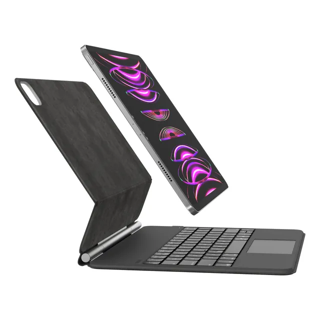 Funda Con Teclado Pro Con Trackpad Para iPad Pro De 12.9 Be