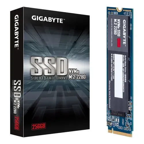 Ssd Gigabyte Nvme 256gb G3nvme256g Negro | Cuotas sin interés