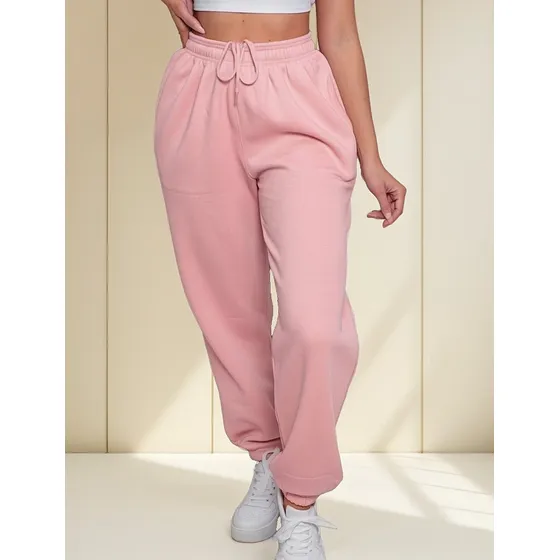 Jogger De Mujer De Algodón Abrigador