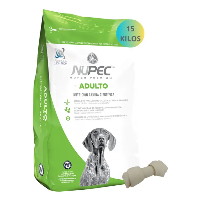 Croquetas Nupec Adulto 15kg + Regalo Para Tu Perro