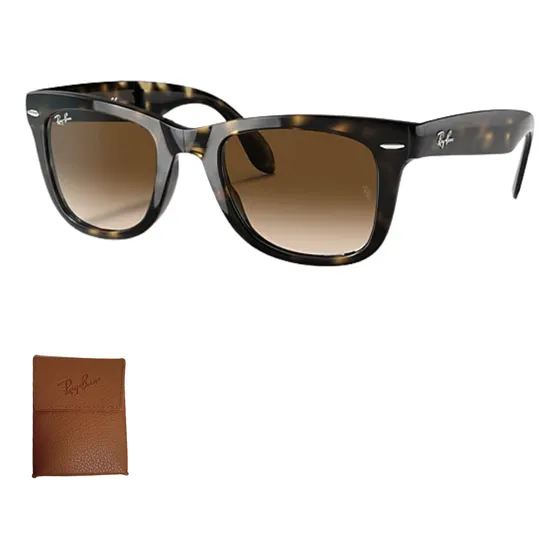 Óculos De Sol Dobrável Ray Ban Wayfarer Rb4105 71051 54 20