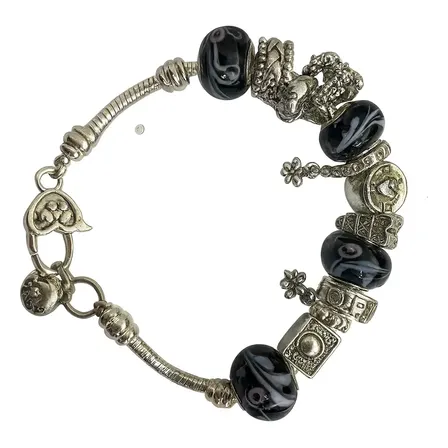 Pulseira Berlock Berloque 925 Prata