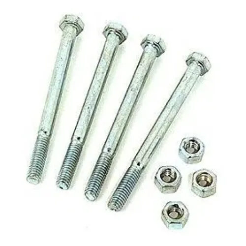 Perno Hexagonal (g-2) 3/8 X 4 Pulgadas Con Tuerca 10 Unids.