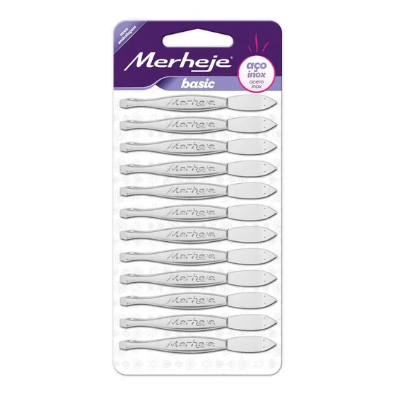 Pinzas Depilatorias Merheje Basic -original-blister X12u.