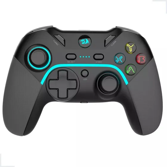 Controlador inalámbrico Redragon G808 Harrow Pro para PC para PS3, color negro