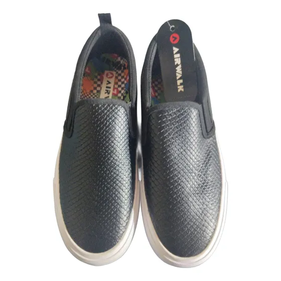 Zapatos Tipo Mocasín,airwalk Color Negro  (eeuu) 18-2.1.3-5