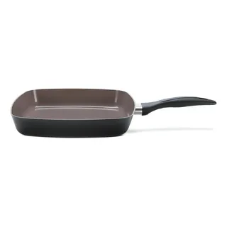 Grill Quadrado Ceramic L Smart Plus Brinox 26cm Bistequeira Cor Cinza Grill Quadrado Ceramic L Smart Plus Brinox 26cm Bistequeira Cor Cinza