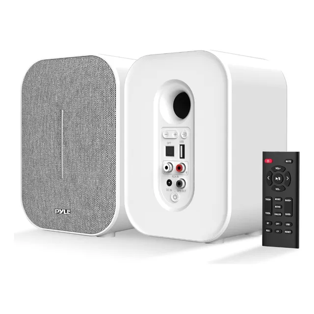 Altavoces De Escritorio Estéreo, Con Amplificador De Audio