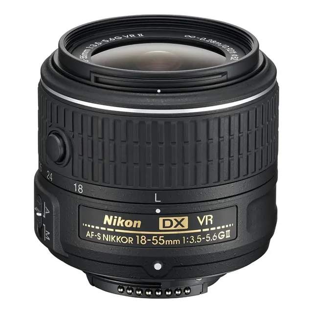 Lente Nikon Af-s Dx 18-55mm F/3.5-5.6g Vr Caja Blanca Af-s