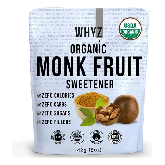 Monk Fruit Sweetener | Extracto Orgánico Fruta Monje 142g