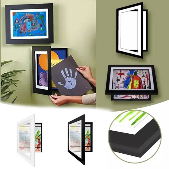 Moldura De Arte De Abertura Frontal, Pantalla De Pared, Cuád