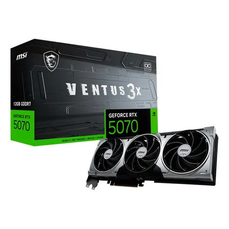 Tarjeta De Vídeo Msi Geforce Rtx 5070 Ventus 3x Oc 12gb