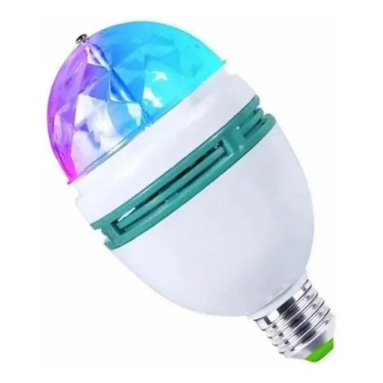 Ampolleta Giratoria Colores Led Fiestas Cumple luz Multicolor