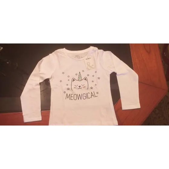 Franela Para Niña De Unicornio.