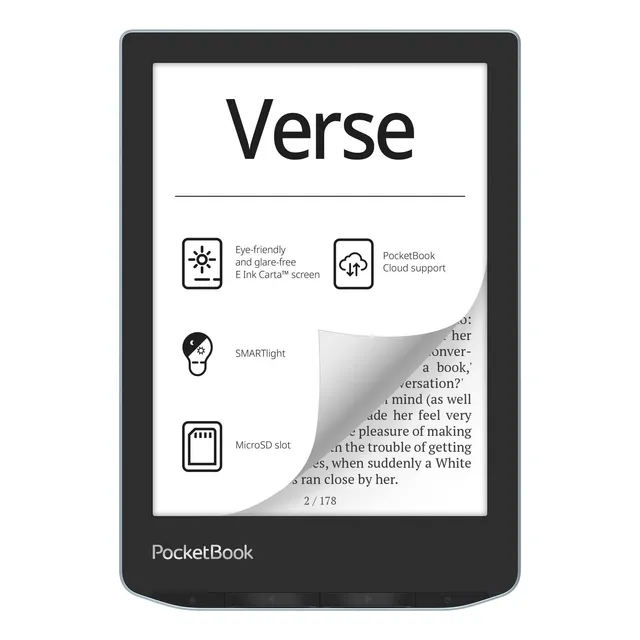 Verso De Bolsillo E-reader | Pantalla Táctil Hd Hd Hd Hd Car