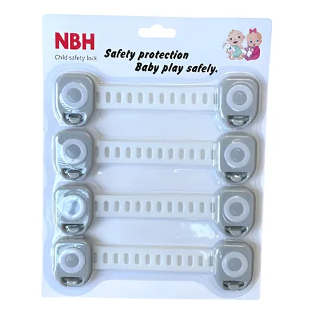 Pack 4 Seguros Traba Puerta Niño Bebé Para Cajones Y Muebles