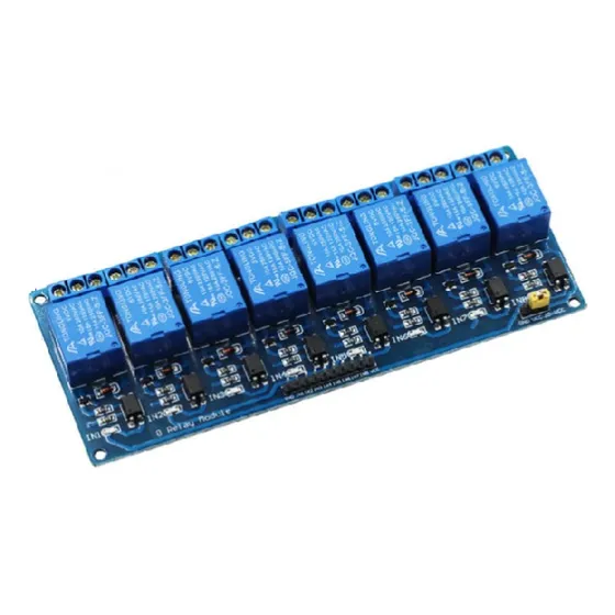 Modulo Relevador, Relay 5volts Ocho Canales.