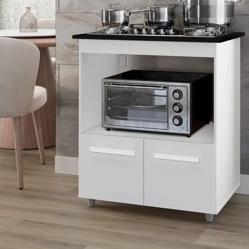 Cozinha Compacta Nicole 7 Portas 2 Gavetas Freijó/oliva - Cor
