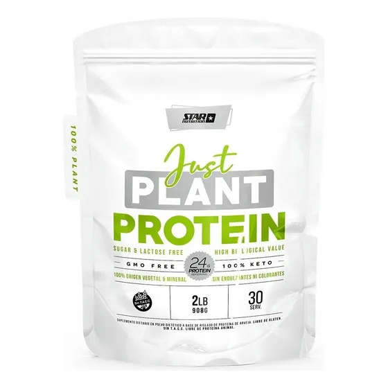 Just Plant Protein Star Nutrition Vegana 2lb Sin Sabor