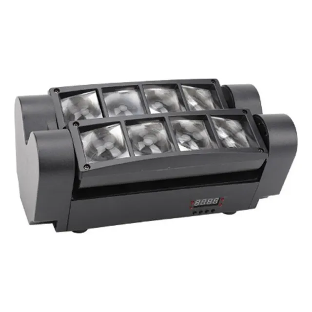 Nuevo Venta De Cabeza Móvil Mini Araña Luz 8x10w Rgbw Haz