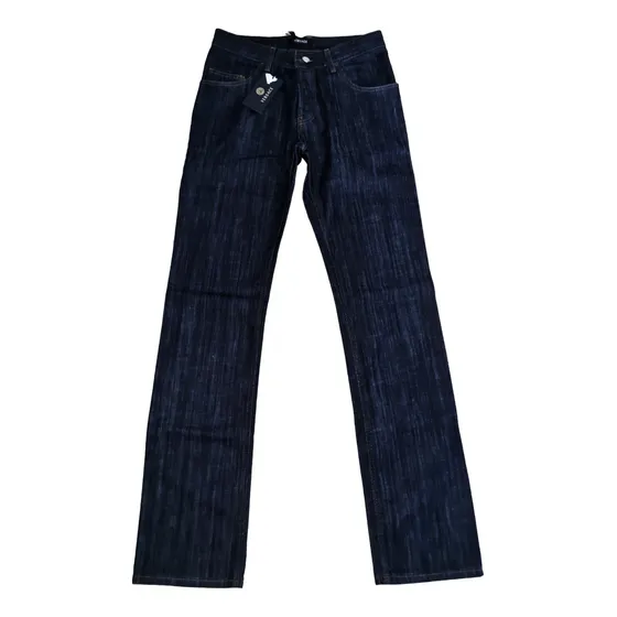 Calça Jeans Versace Botão Frontal Original Importado Tk0v