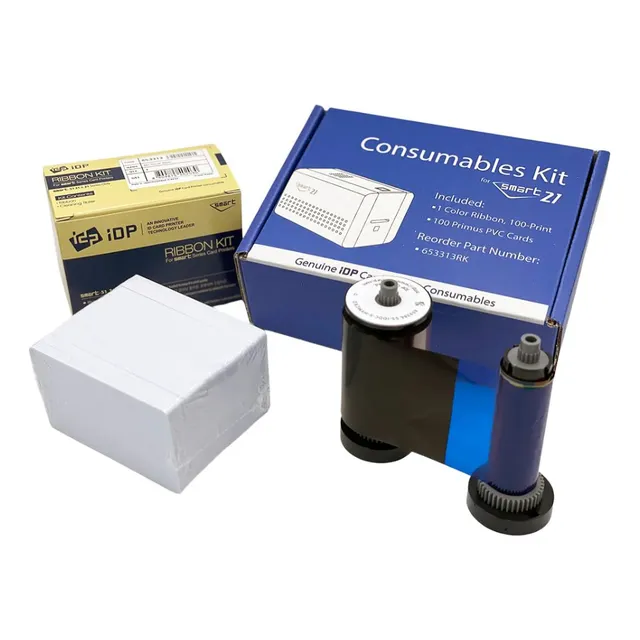 Kit Ribbon Color Ymcko Idp 653313rk Smart21 100 Tarjetas Img