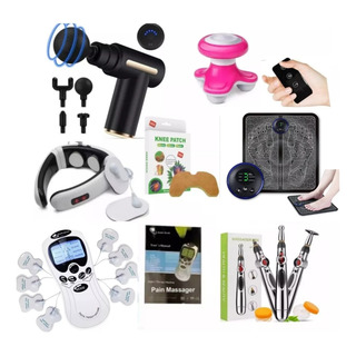 Pistola Percusión Electroestimulador Cuello Tens Acupuntura Pistola Percusión Electroestimulador Cuello Tens Acupuntura