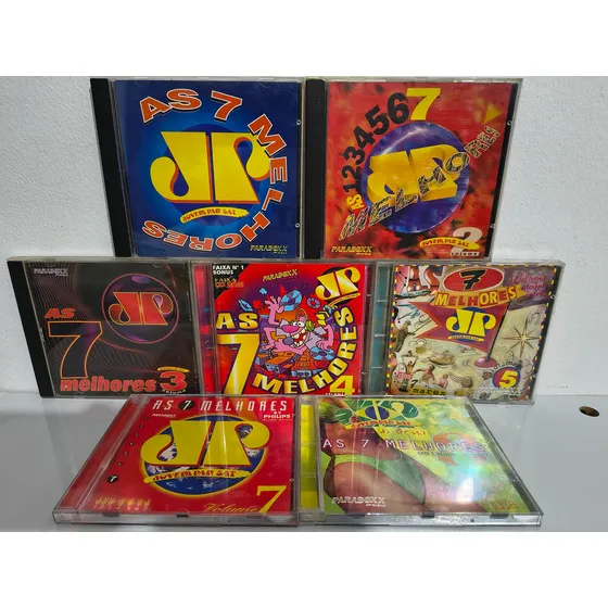 Cd As 7 Sete Melhores Jovem Pan Lote 7 Cds Leia