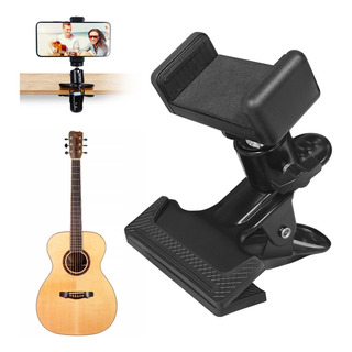 Clip De Teléfono Ajustable Para Guitarra O Bajo, Soporte Par Clip De Teléfono Ajustable Para Guitarra O Bajo, Soporte Par