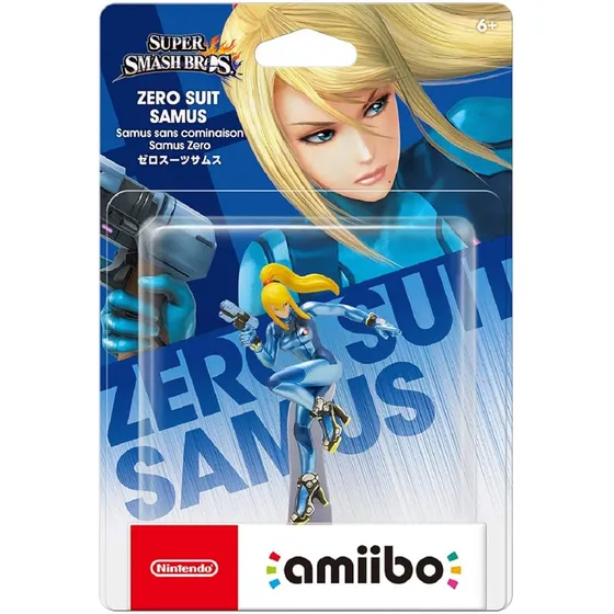 Amiibo Zero Suit Samus - Serie Super Smash Bros. - Nintendo