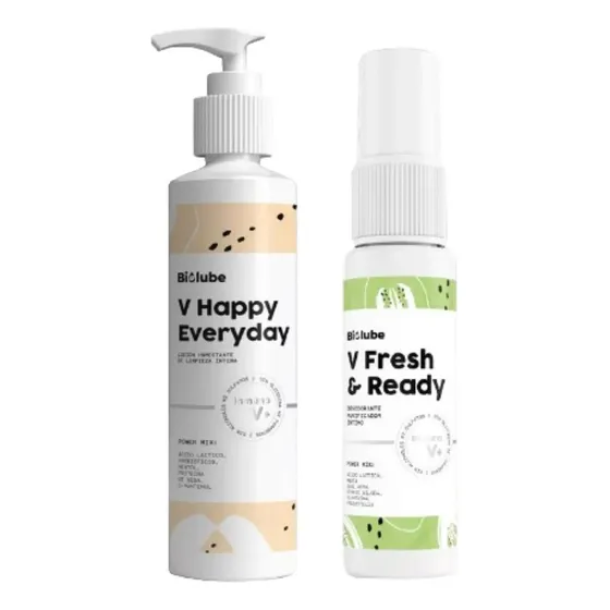 Kit Loción Humectante + Desodorante Femenino Biolube Fragancia Neutra
