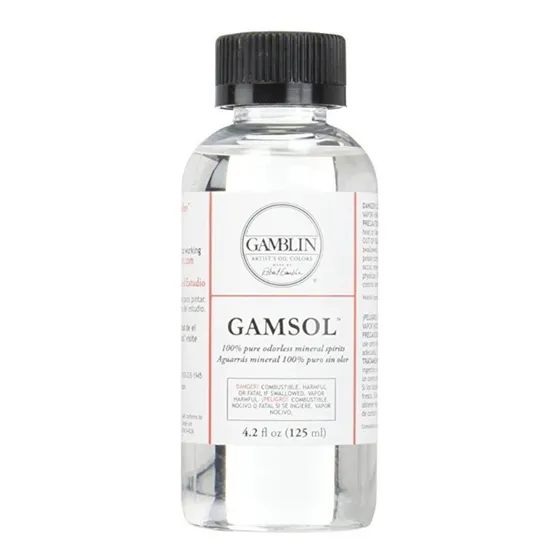 Gamblin Gamsol Sin Olor Mineral Spirits 125 Ml