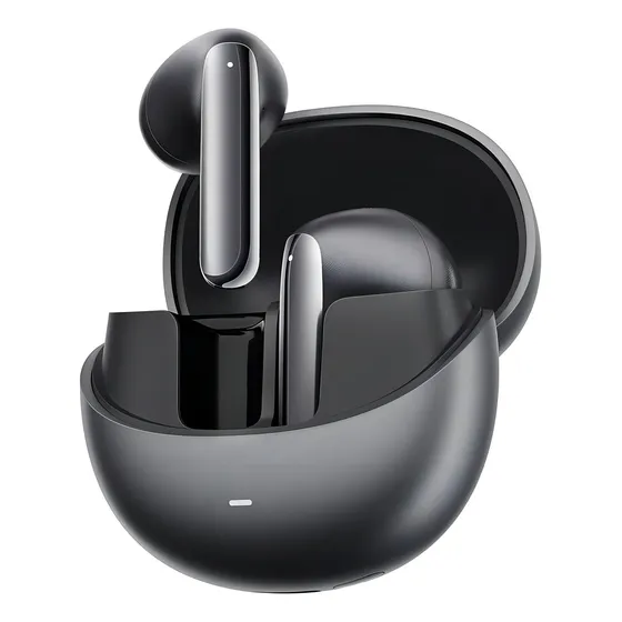 Audífonos Inalámbricos Qcy Ailybuds Pro Anc, 30 Horas De Batería, Hi-res, Bluetooth 5.3, 6 Micrófonos, Cancelación Activa De Ruido, Modo Transparencia, Conexión Multipunto, Color Negro