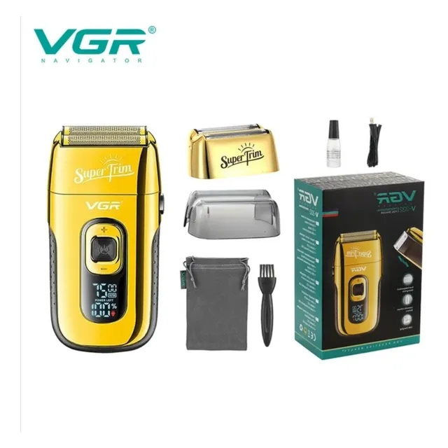 Maquina Afeitar Inalámbrica Vgr V-332 Shaver Pantalla Led