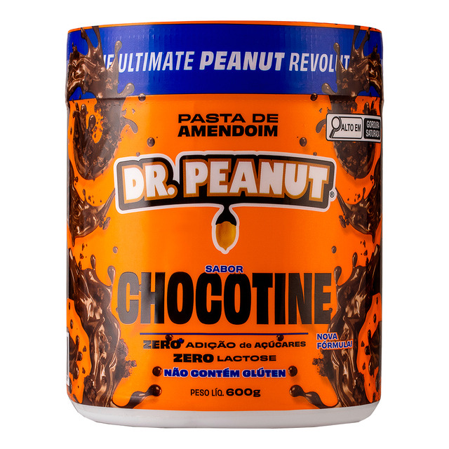 Suplemento Dr Peanut Pasta De Amendoim Sabor Chocotine Em Pote De 600g Suplemento Dr Peanut Pasta De Amendoim Sabor Chocotine Em Pote De 600g