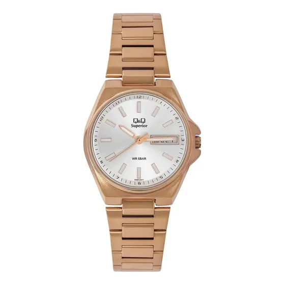 Reloj Para Mujer Q&q Superior S397j011y Oro Rosa