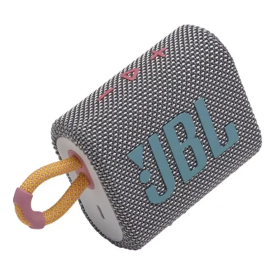 Bocina JBL GO 3 Jbl Go portátil con bluetooth waterproof gris oscuro 127V