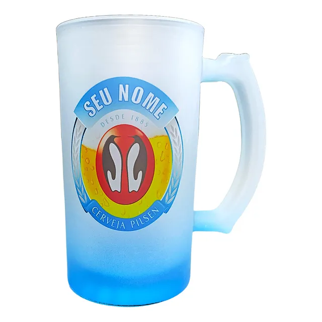 Caneca De Chopp Antártica 475 Ml - Personalizada Com Nome