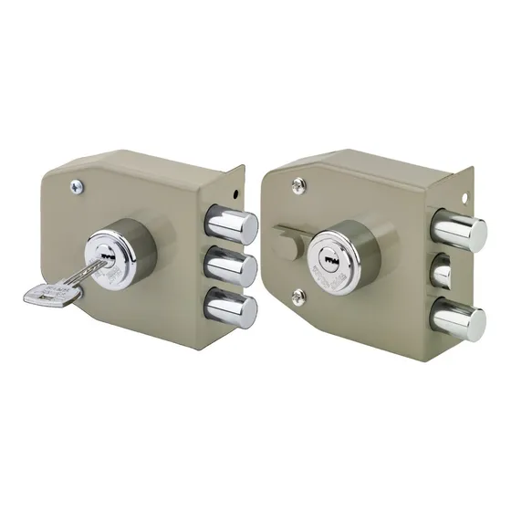 Combo Cerradura De Alta Seguridad S10 Y S20 Tover Profesiona Color Beige
