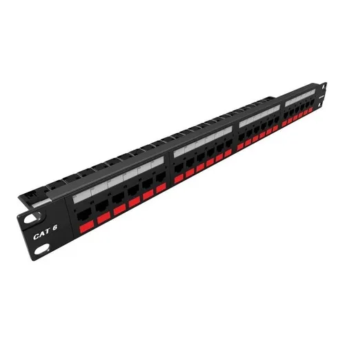 Panel de conexión Gigalan Cat6 de 24 puertos T568a/ T568b Furukawa