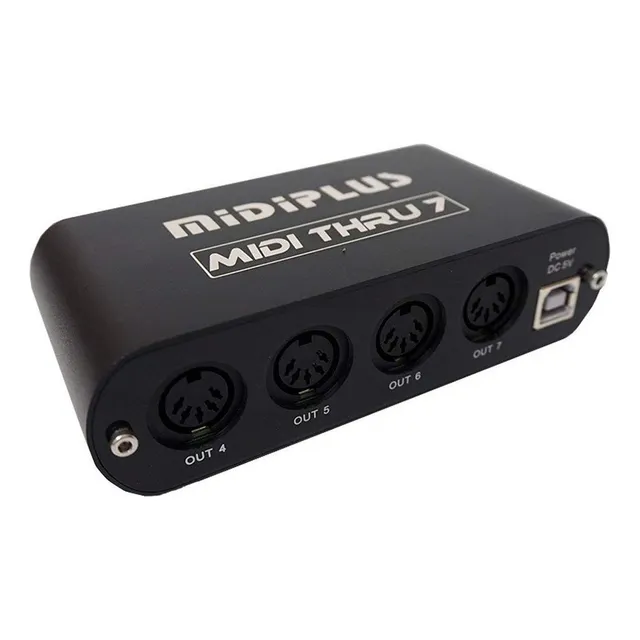 Promo Midiplus Midi Thru Interfaz Midi 7 Midi Out 1 Midi In