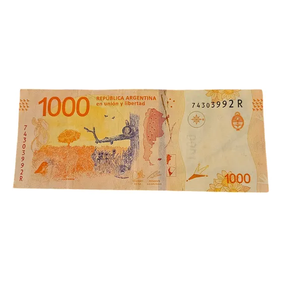 Billete De $1000 Con Error De Impresion