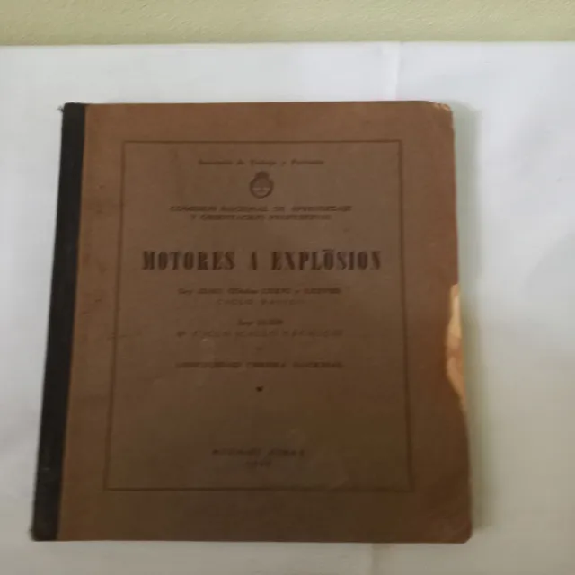 Motores A Explosión - Universidad Obrera Nacional - 1949