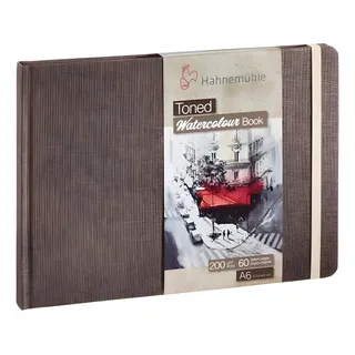 Bloco Hahnemuhle Aquarela Watercolour Toned Book Bege A6 Bloco Hahnemuhle Aquarela Watercolour Toned Book Bege A6