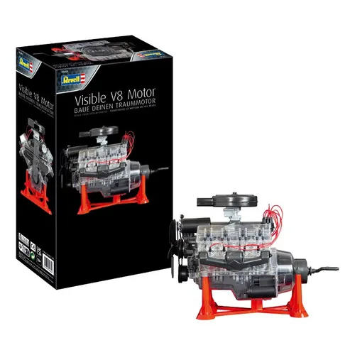Kit de montaje de motor Revell Visible V-8 1/4 320 piezas 00460