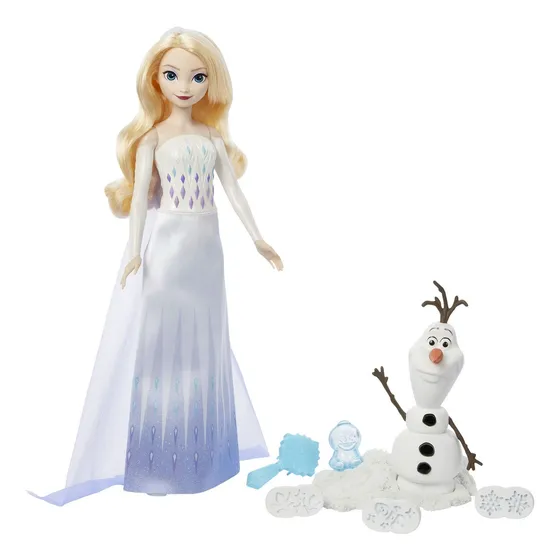 Muñeca Elsa Y Olaf -frozen Princesas Juguetes