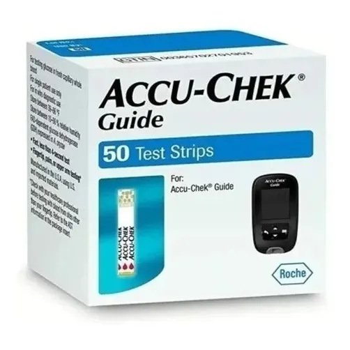 Tiras Medidor Glicemia Accu Check Guide 50 Unidades Promoção