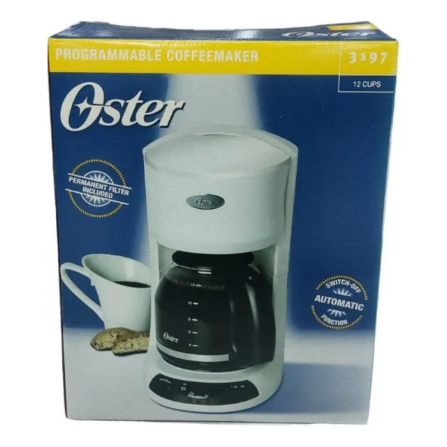 Cafetera Eléctrica 12 Tazas Oster Programable