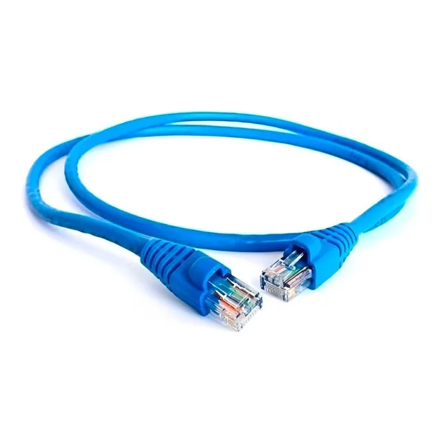 Cable Rj45 Patch Cord Cat6 0.5 Metros Certificado Color Azul
