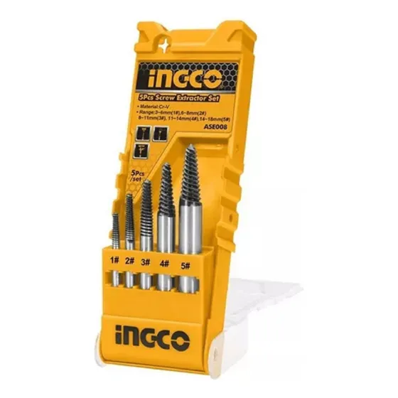 Contra Macho Extractor De Tornillos Kit Ingco